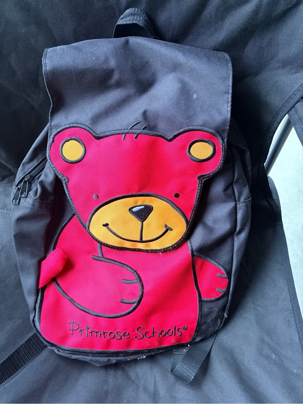 Primrose Schools Kids Red Bear Backpack